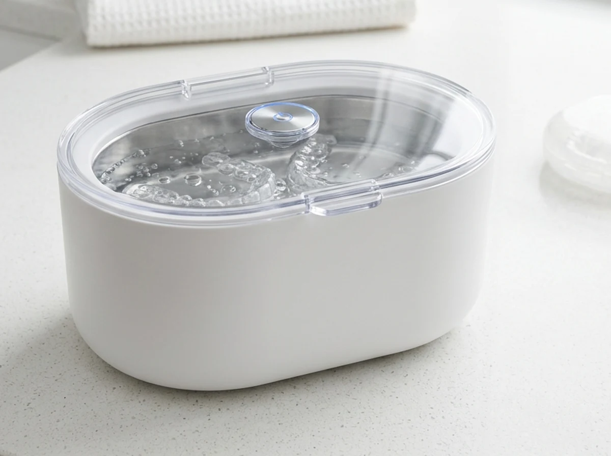 Compact Bathroom Vanity Footprint with Spill-Resistant Lid